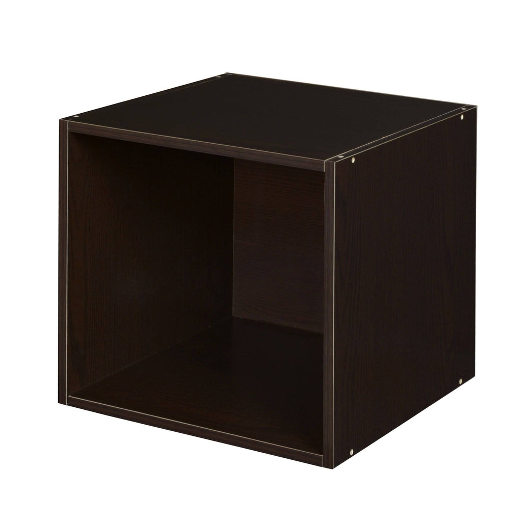 Truffle/Natural 2 Cubes and 2 Wicker Baskets Storage Set V597