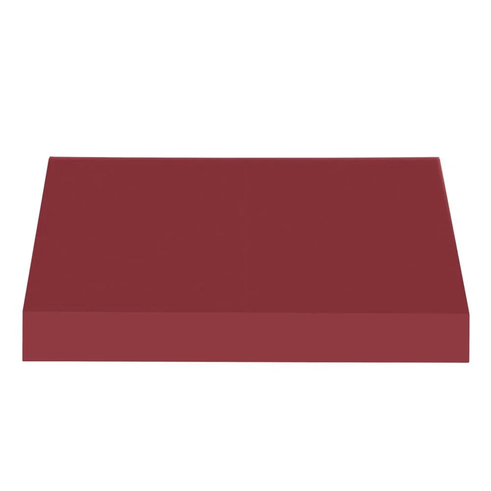 Burgundy Acrylic Fabric Fixed Awning U753