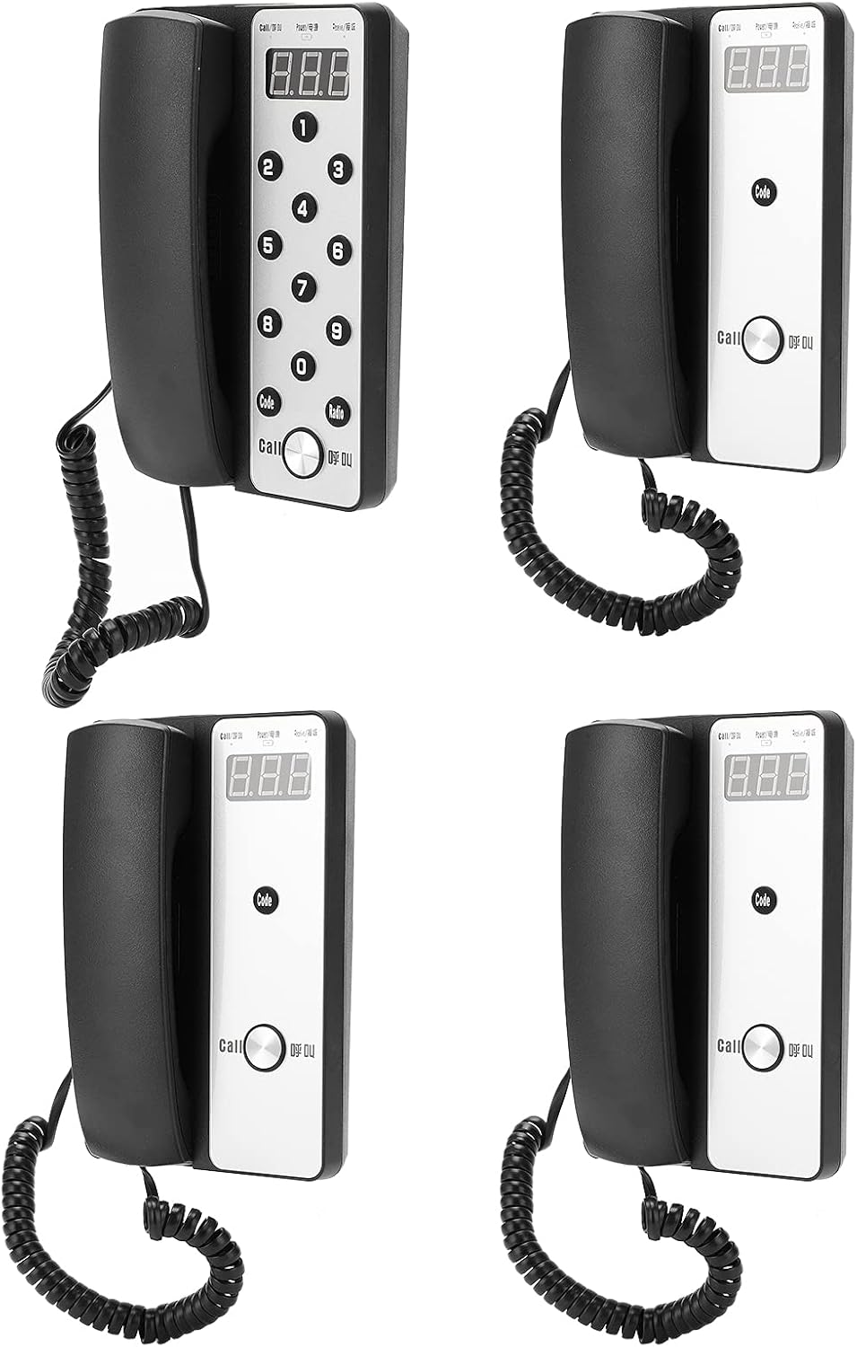 Wireless Intercom System Two-Way Communication Device, 1 Host 3 Extension Intercom Kit J923641