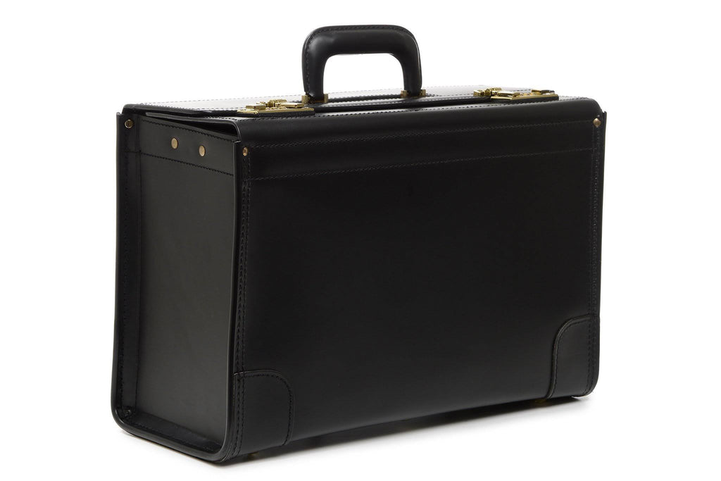 Black Leather Catalog Case U5123
