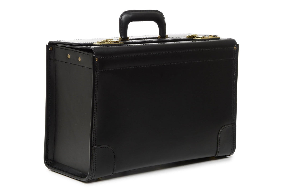 Black Leather Catalog Case U5123