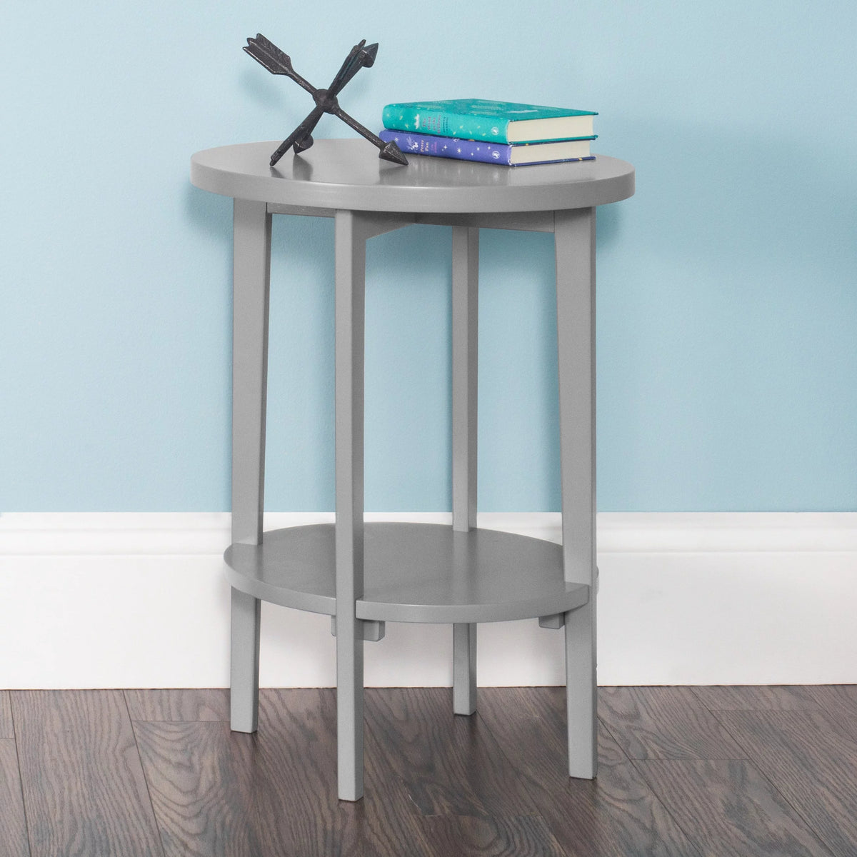 Cool Gray Side Table O8896