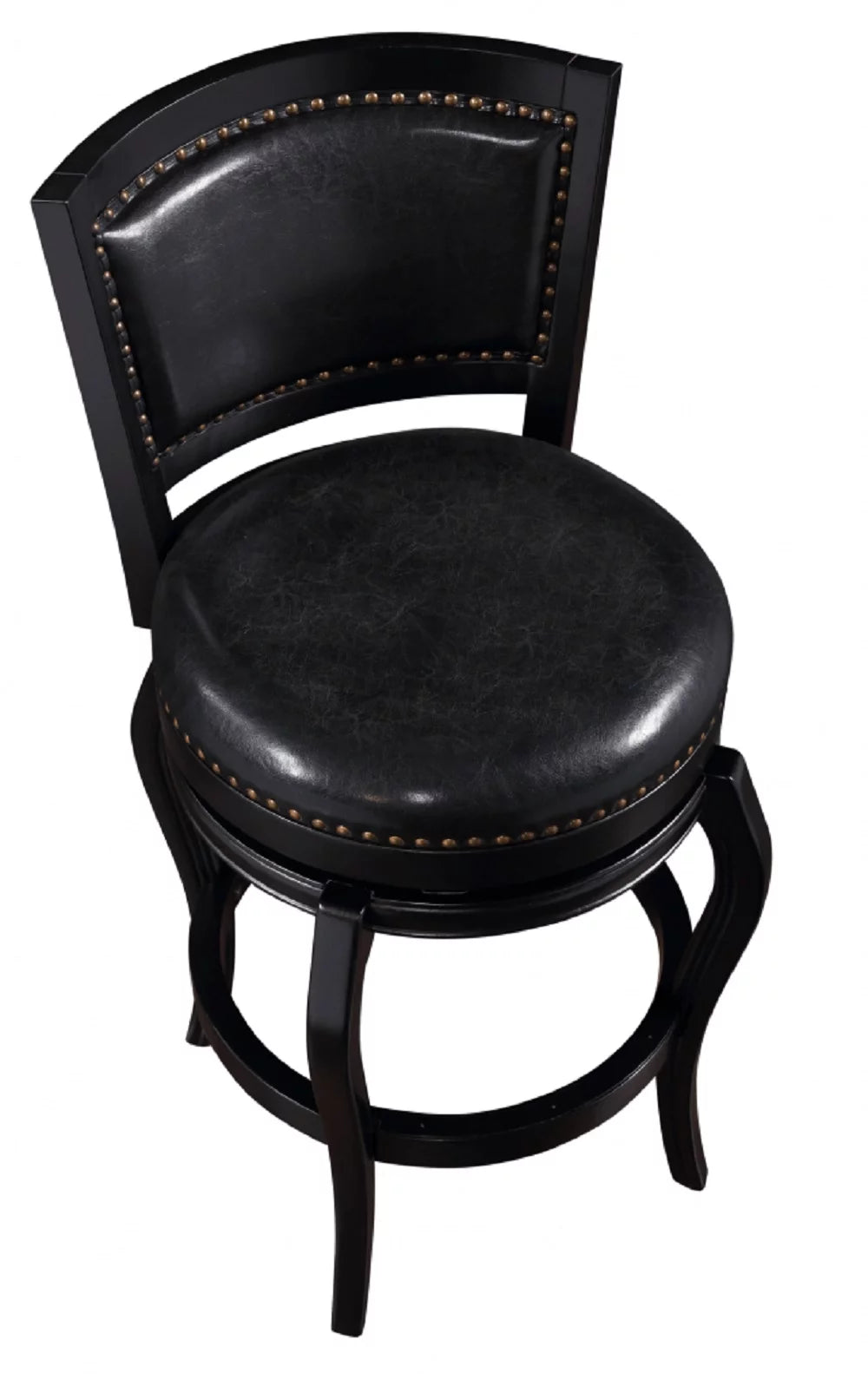 29" High Back Swivel Bar Stool - Black J4991