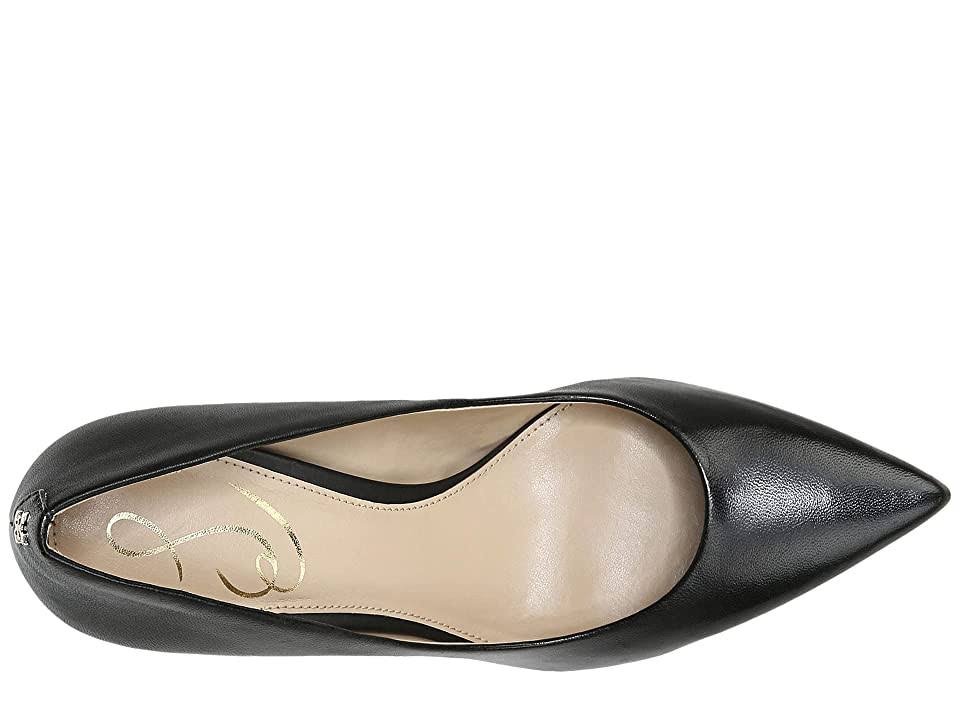 Black Leather Pumps L891