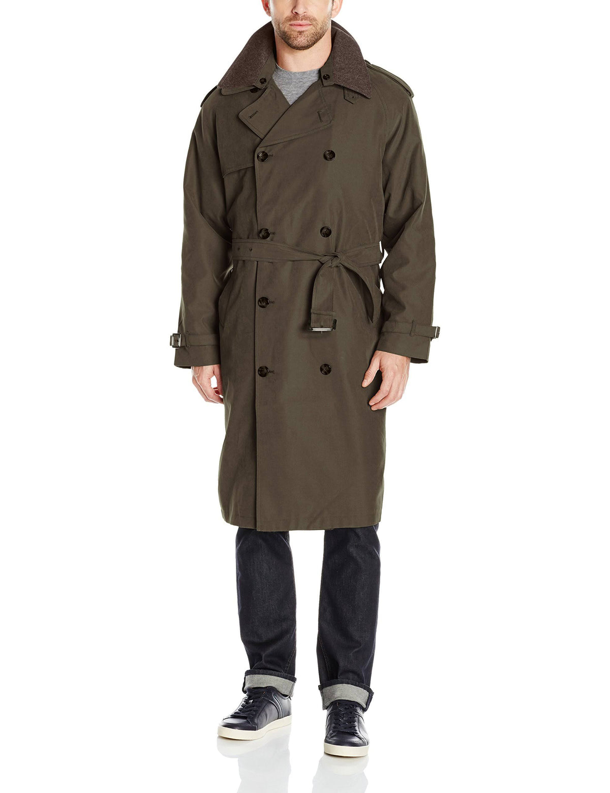 Covert Green Trench Coat M666