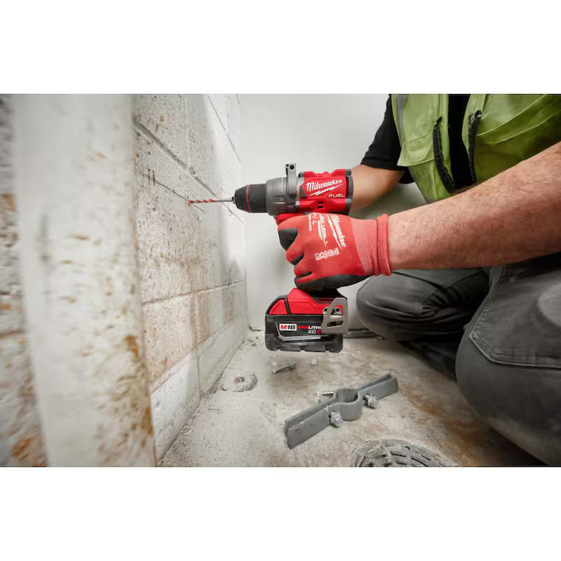 18-Volt Lithium-Ion Brushless Cordless Hammer Drill Driver Kit and Impact Driver E765