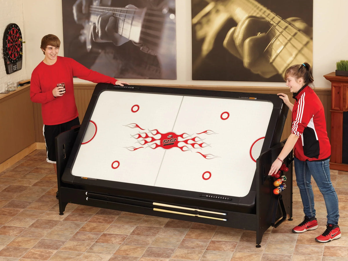 7' 2-in-1 Billiards and Air Hockey Game Table H14334