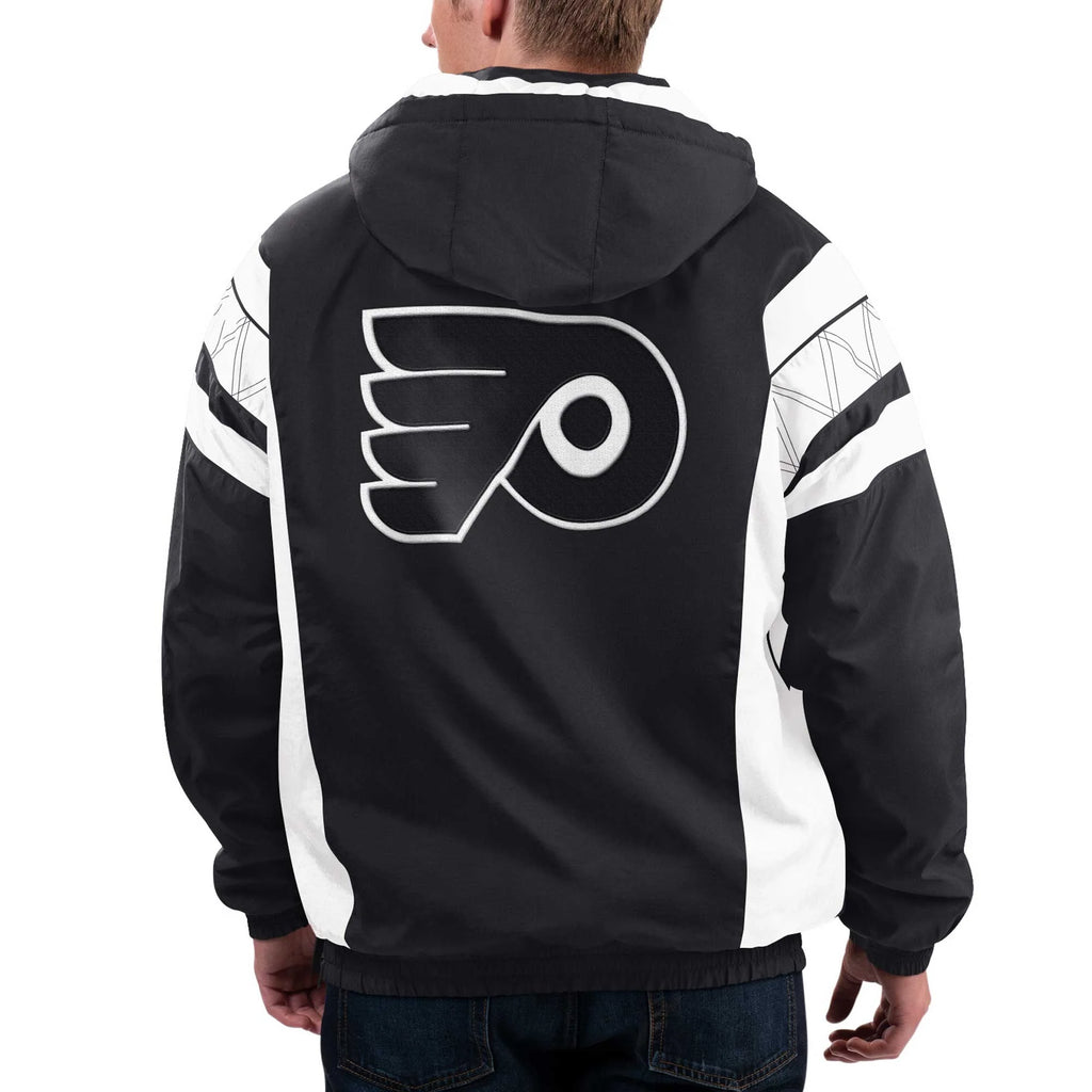 Black Philadelphia Flyers Half-Zip Hoodie Jacket F60155