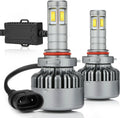9006 LED Headlight Bulb 100W 6000K Low Beams Fog Lights Pack of 2 J8100