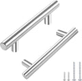 5 inch Brushed Nickel Stainless Steel Cabinet Pulls H334892