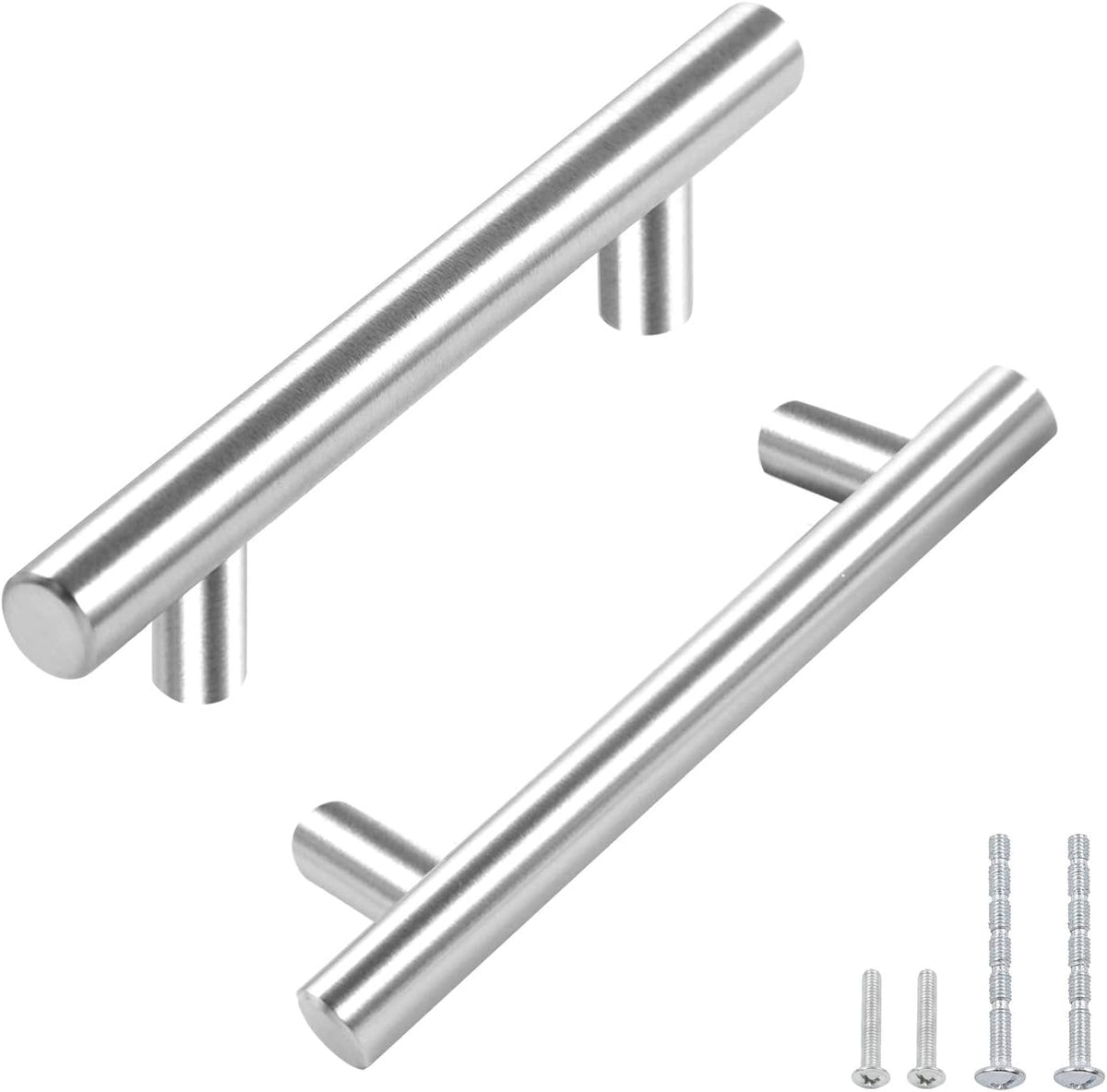 5 inch Brushed Nickel Stainless Steel Cabinet Pulls H334892