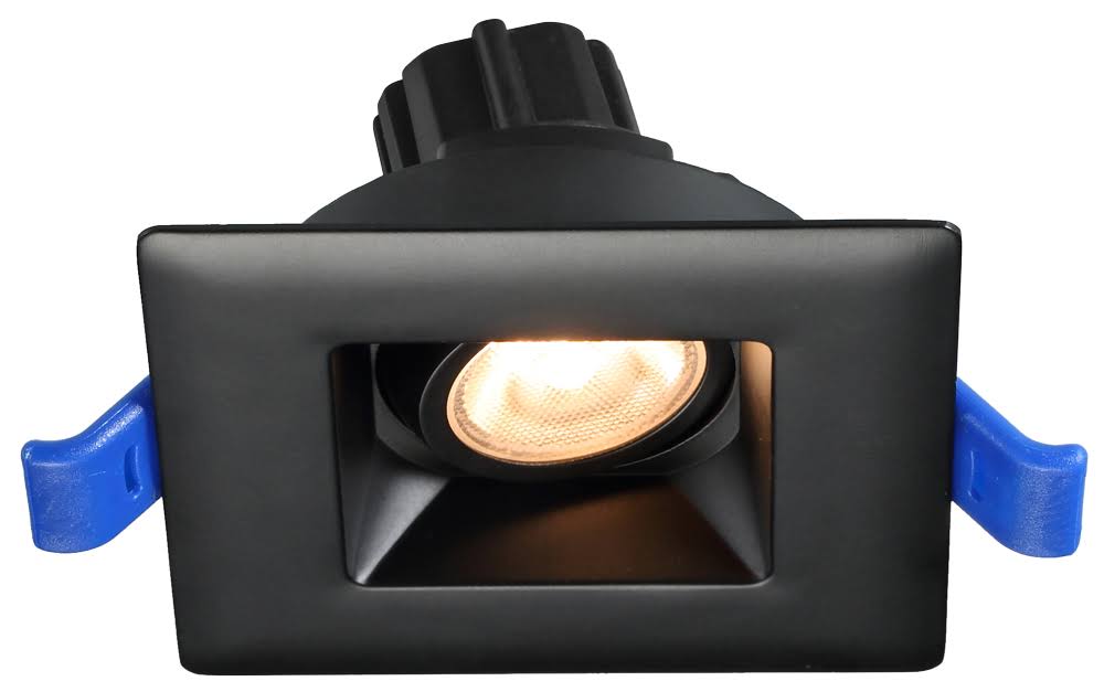 2 inch Square Regressed Gimbal 5.5W LED 4000K Black J149102