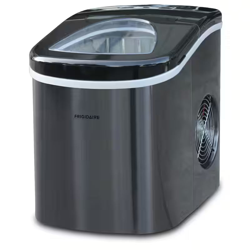 Portable Counter Top Ice Maker in Black Stainless V64099