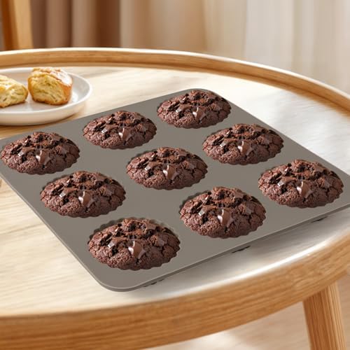 8 PCS 9 Cavity Non-stick Silicone Baking Mold G91649
