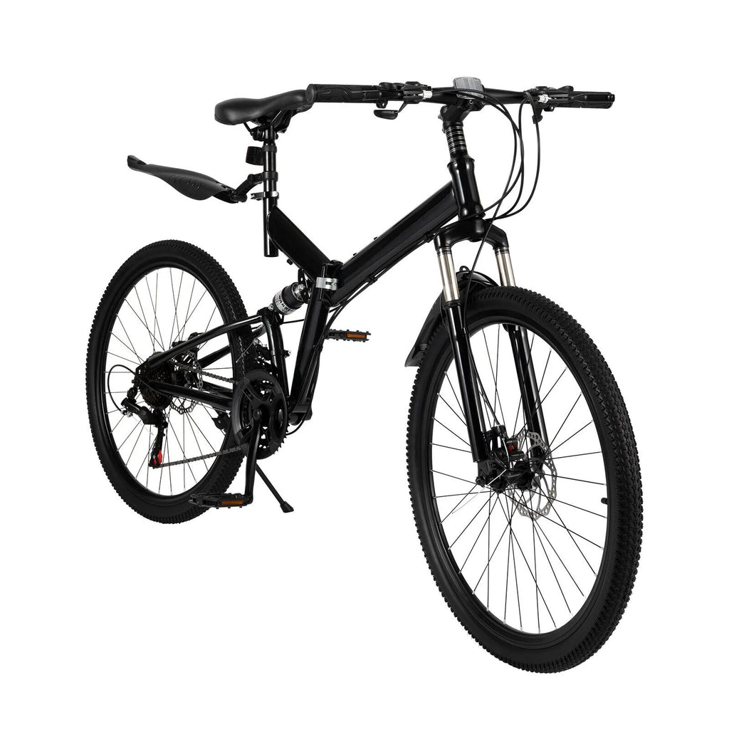 26 inch 21 Speed Full Suspension Folding Mountain Bike G78412