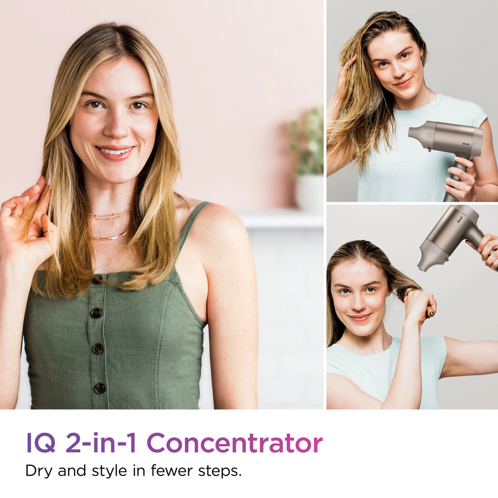 Fast-Drying Ionic Hair Blow Dryer with Concentrator Attachment G870