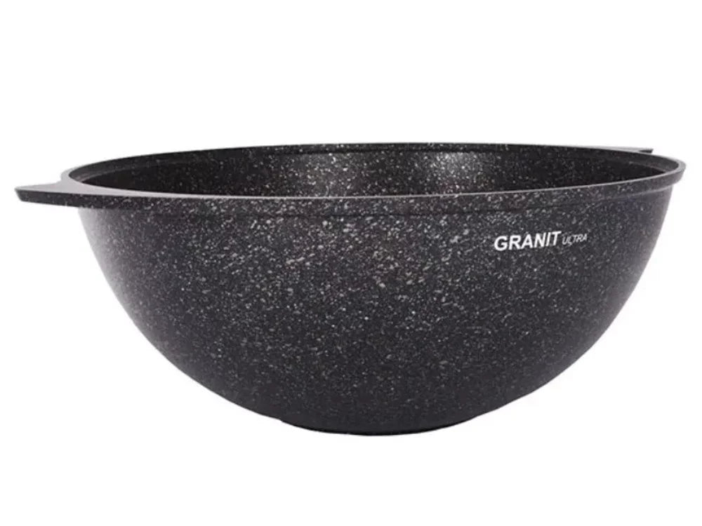 Aluminum Non-Stick Wok with Lid 6 L D3202