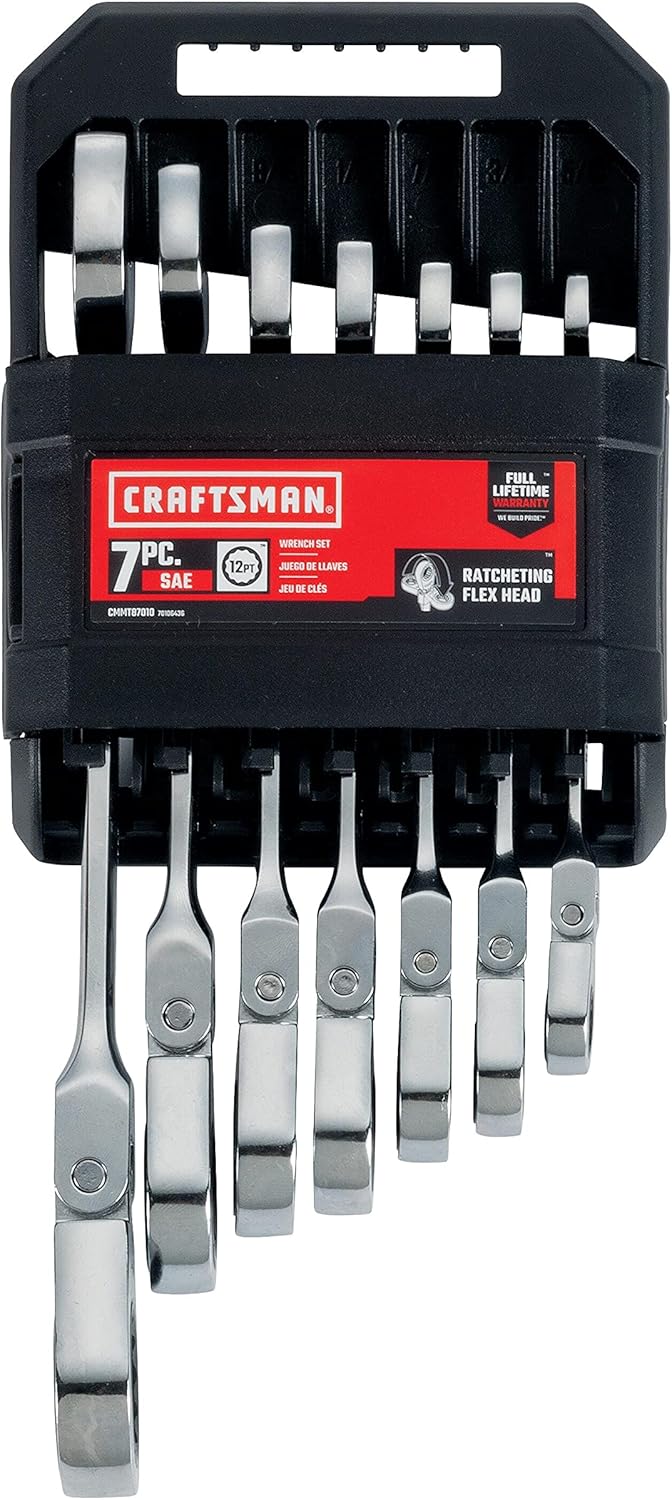 7-Piece SAE Flex Reversible Ratchet Set J5623