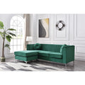 Green Sofa Chaise P4682