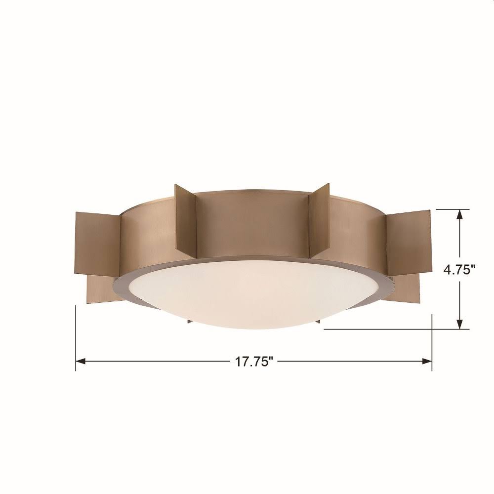 Black Forged Ceiling Mount E56714
