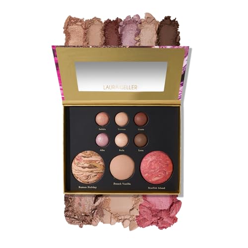 Full Size Baked Palette with Bronzer, Blush, Highlighter and 6 Eyeshadows F574