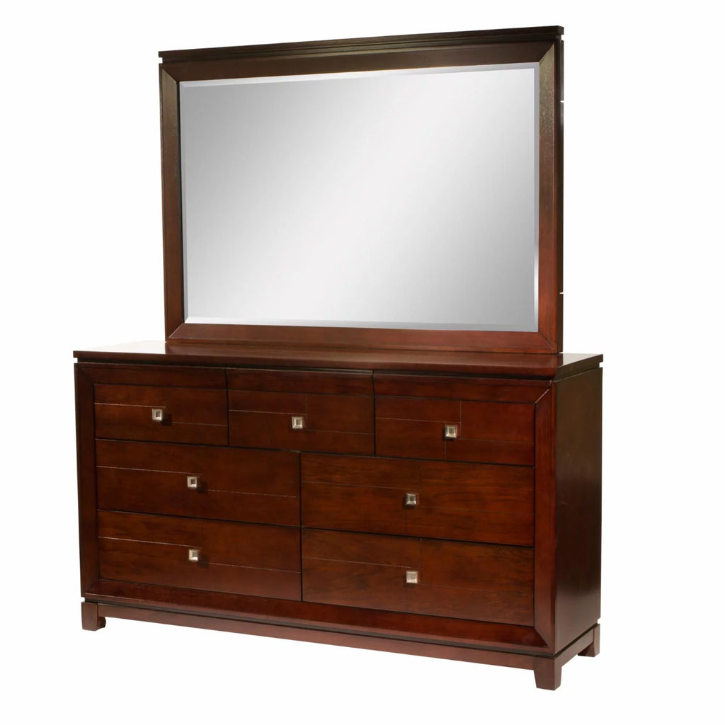 Cherry Dresser with Mirror T923