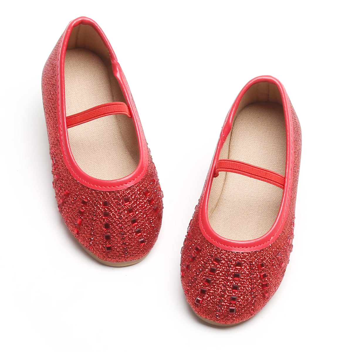 Girls Mary Jane Ballerina Flats Size 9 Slip-on Shoes A683