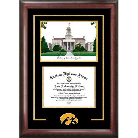 Brown University of Iowa Spirit Graduate Frame P368