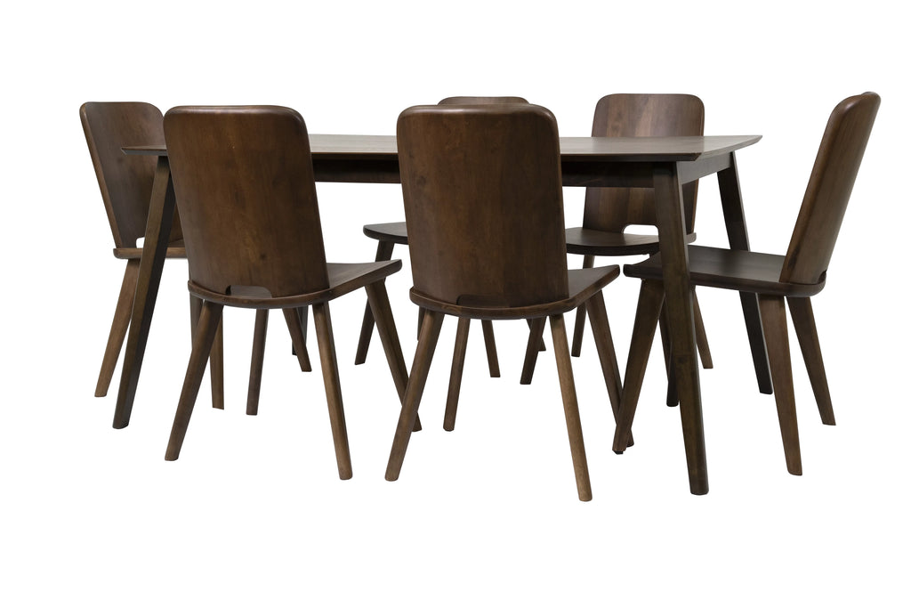 7-Piece Solid Wood Dining Table and 6 Chairs H84192