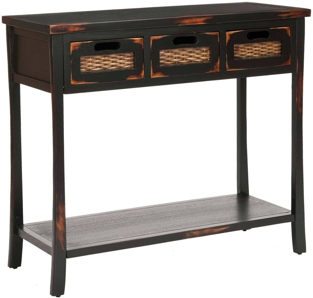 French Grey 3 Drawer Console L98497