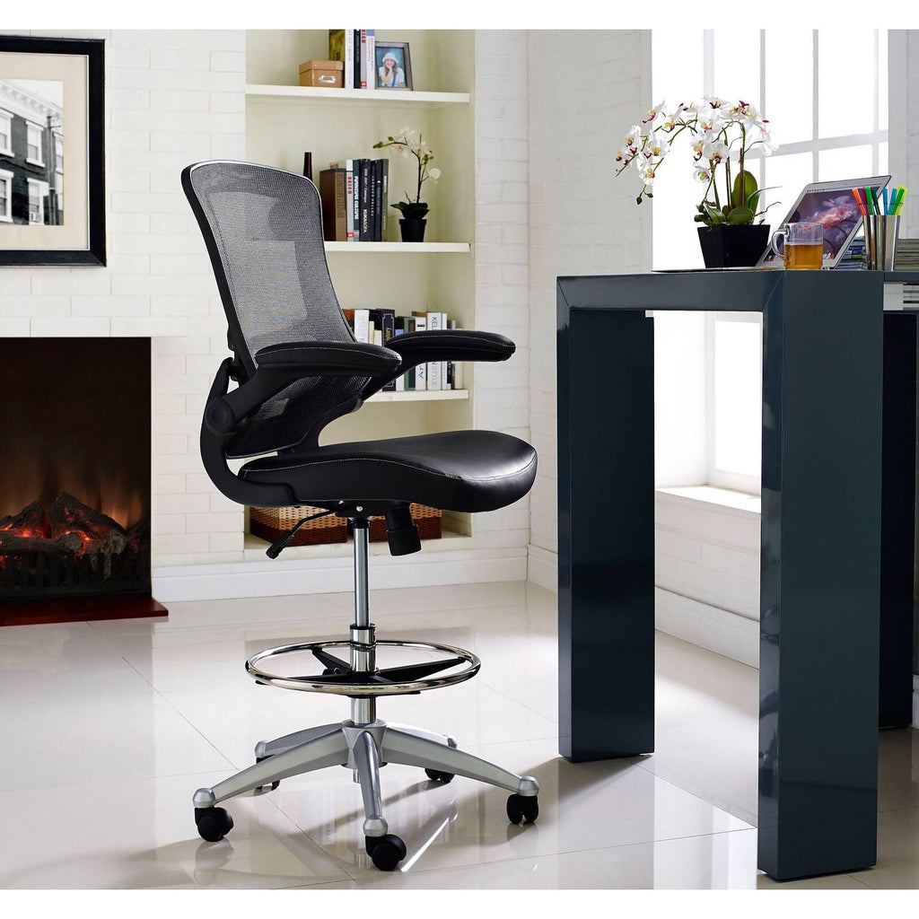 Brown Drafting Chair T612434
