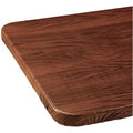 Mahogany Oblong Vinyl Table Cover V3267