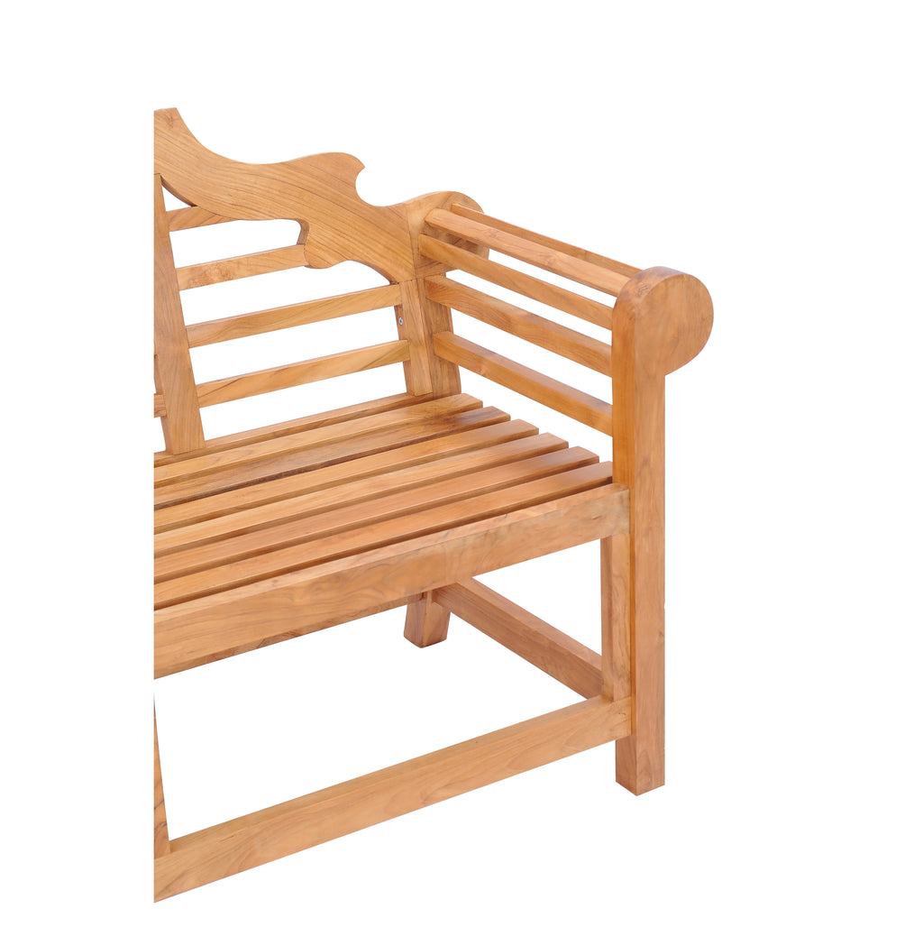 Teak Wood Double Outdoor Bench J8710