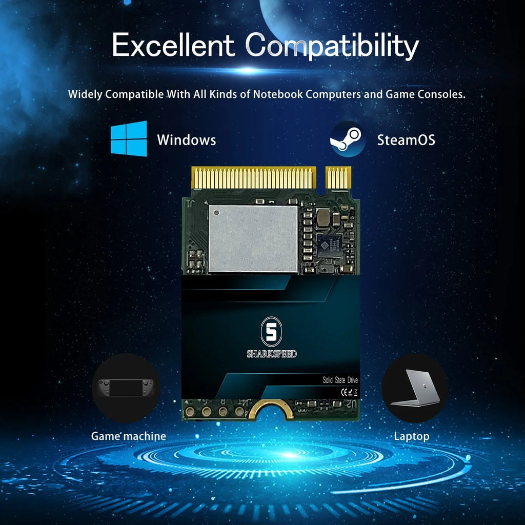 512GB M.2 2230 NVMe PCIe Gen 3.0X4 Internal Solid State Drive A7624