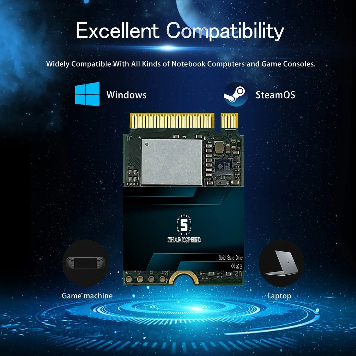 512GB M.2 2230 NVMe PCIe Gen 3.0X4 Internal Solid State Drive A7624