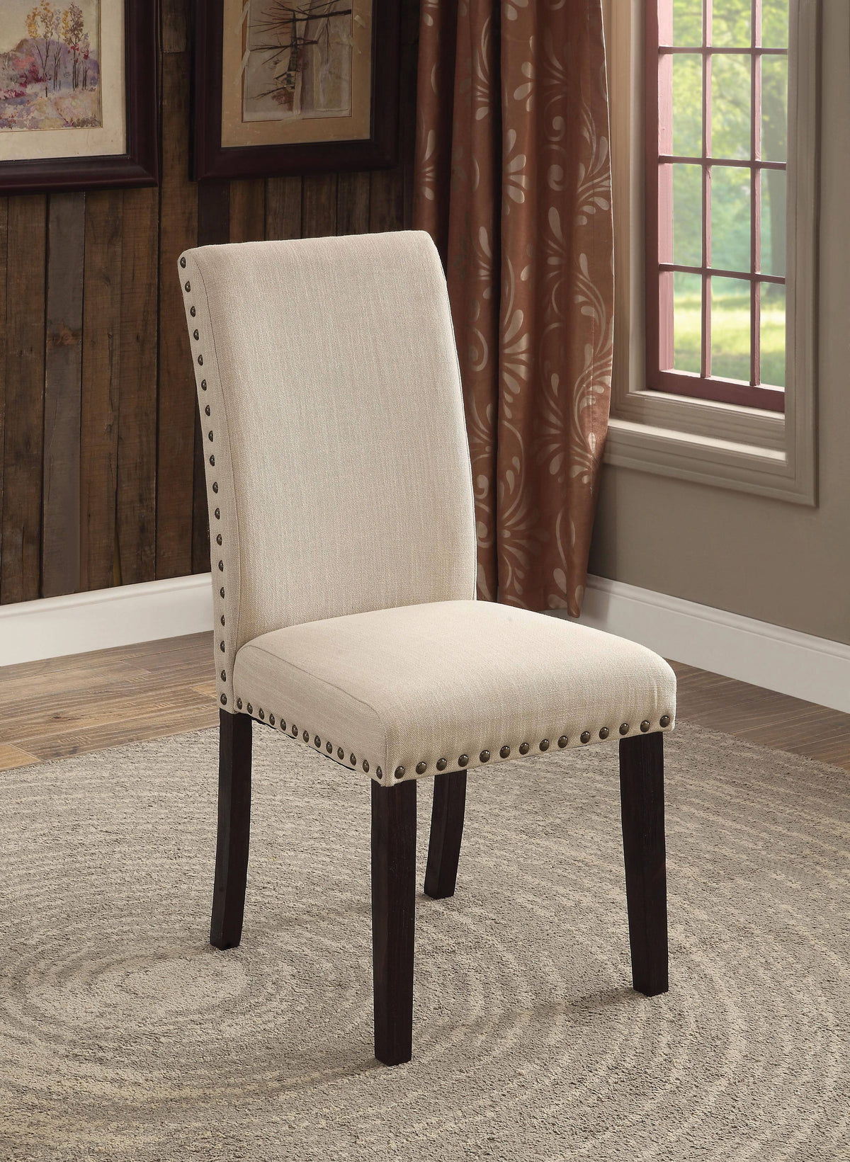 Nailhead Trim Dining Chair U445