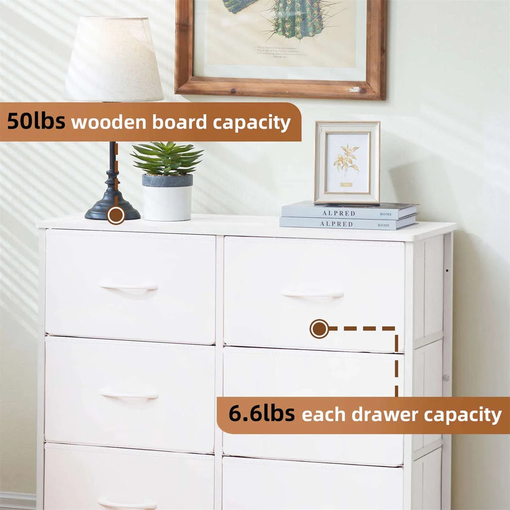 8 Drawer Fabric Dresser T641573