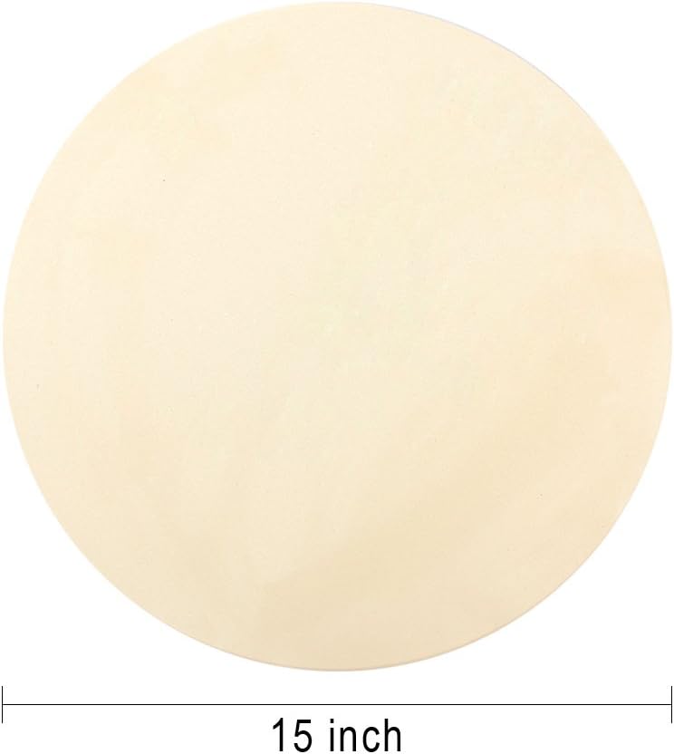 15 Round Ceramic Pizza Stone for Grill and Oven G11879