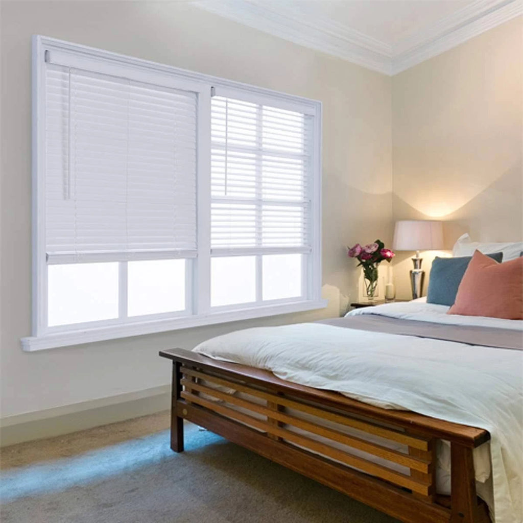 2in. Cordless Faux Wood Blinds White H879922