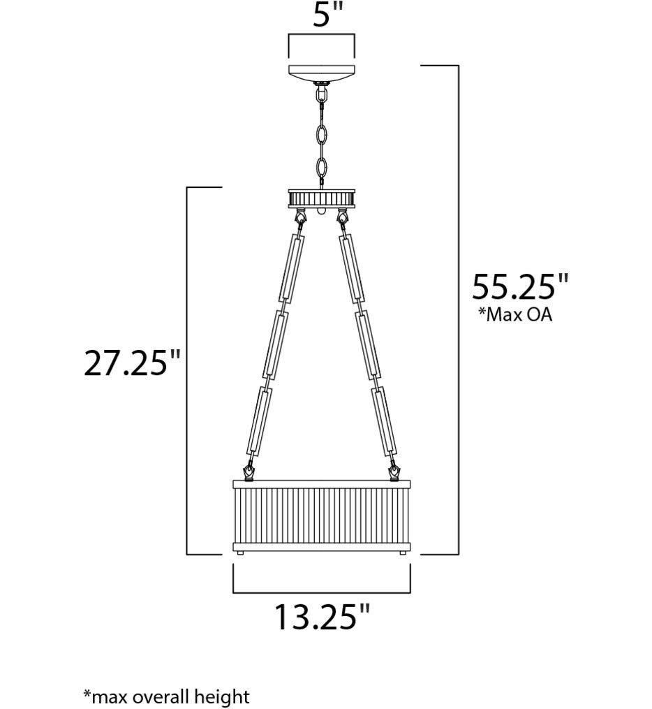 Oil Rubbed Bronze Burnished Brass Pendant Light A59221