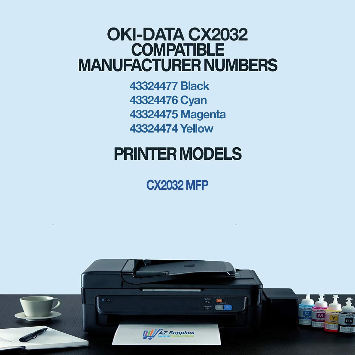 Black Cyan Magenta Yellow Toner Cartridge 4-Pack C526684