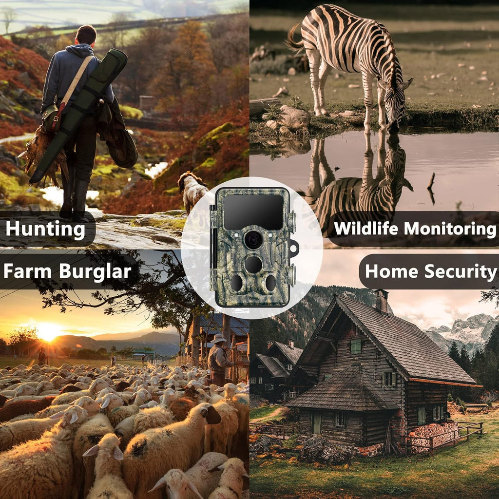 1296P 20MP WiFi Trail Camera with 940nm Night Vision A3681