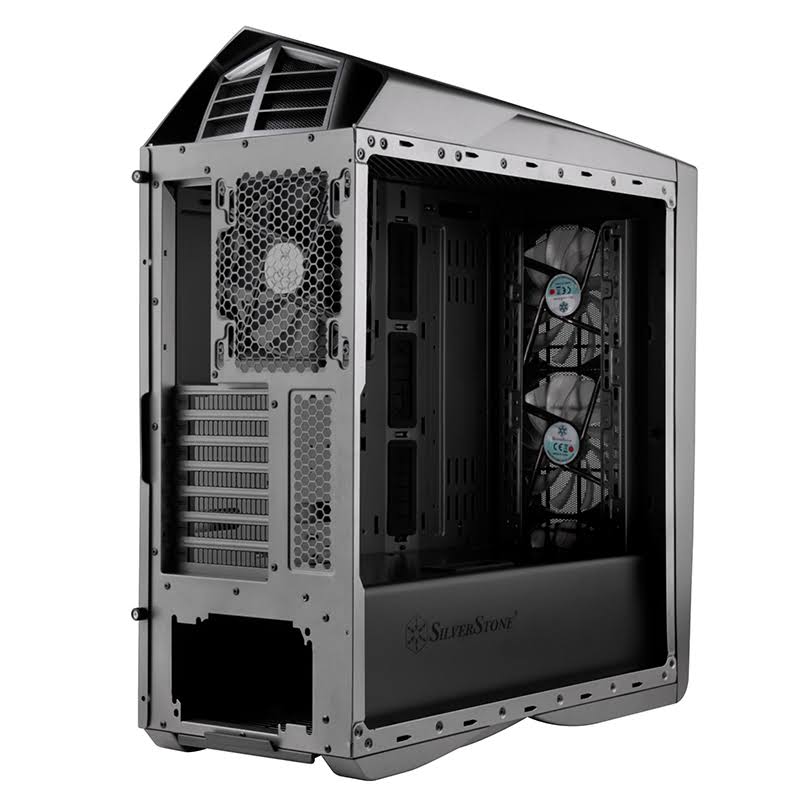 ATX Computer Case Titanium with Red LED K8832
