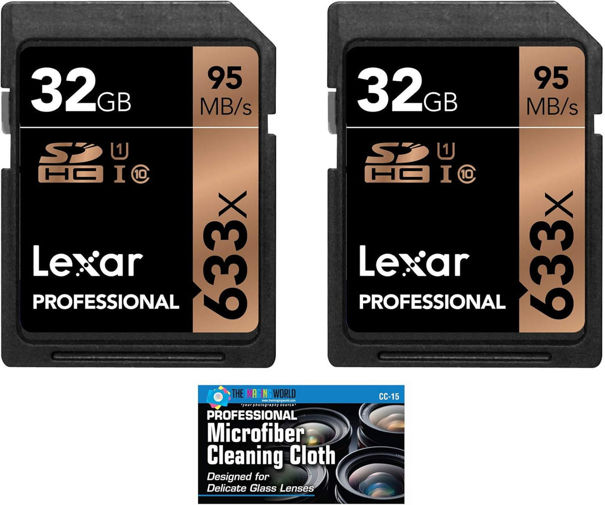 32GB Class 10 UHS-I SDHC Memory Card 2-Pack V7429