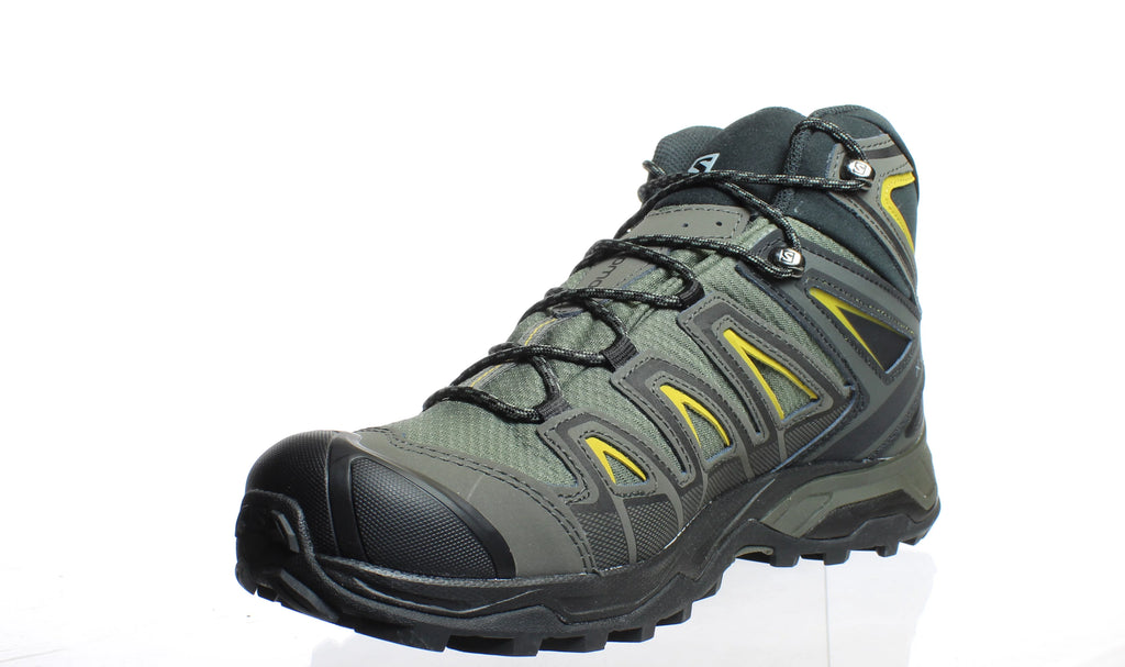 Gray Black Hiking Boots U22861