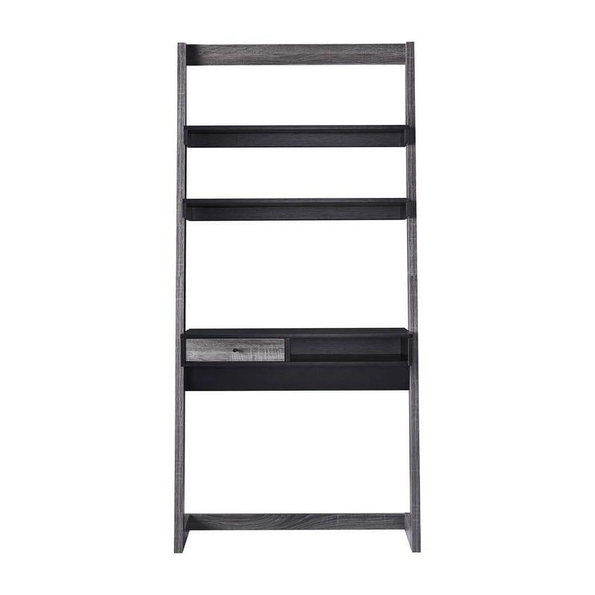 Modern Wood Writing Desk with Shelves G157