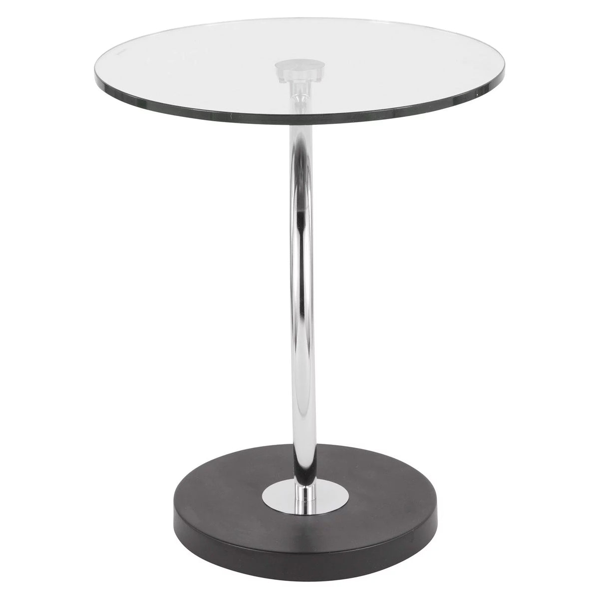 Modern Contemporary Indoor C End Table Glass X5216