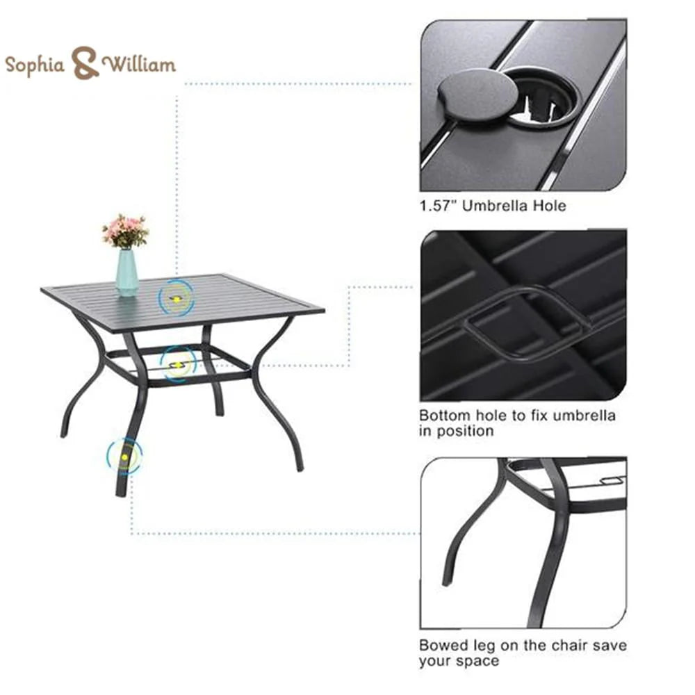 7 Piece Outdoor Patio Dining Set A73013