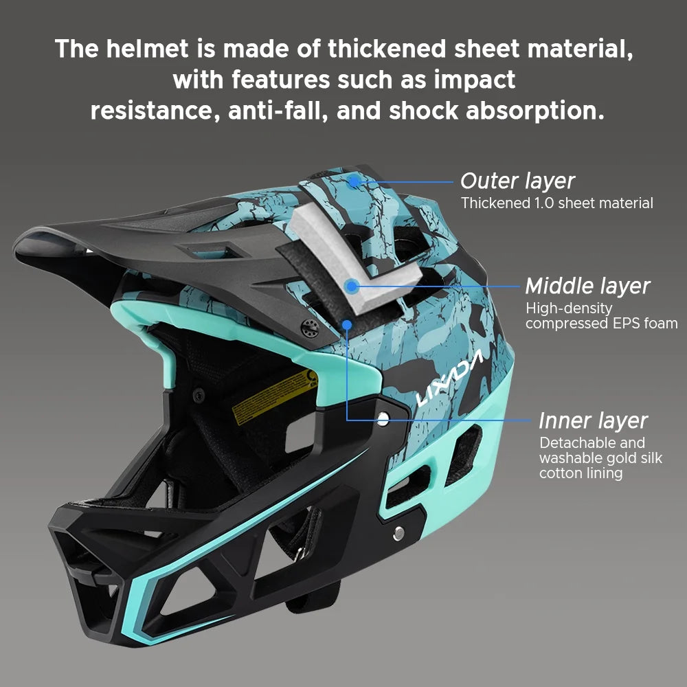 Bike Helmet with Visor L22998
