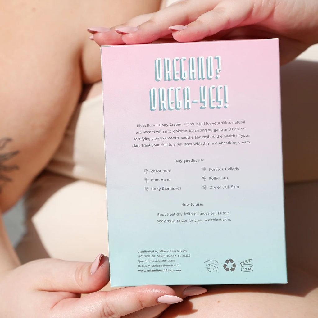 Oregano-powered Bum + Body Cream Kit of 2 Z7877